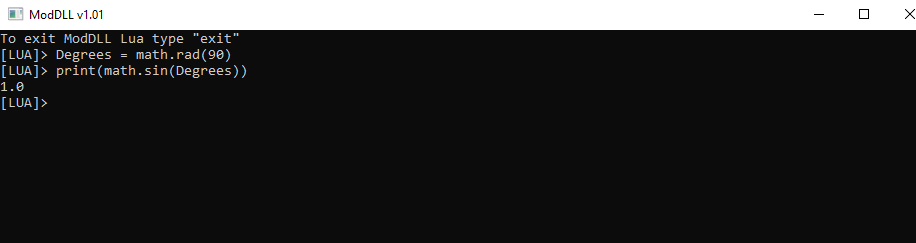 Lua running on Mod